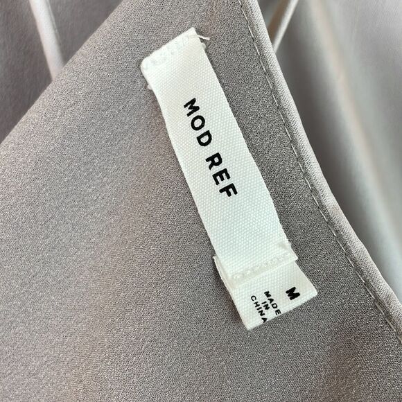 Mod Ref Maxi Slip Dress Criss Cross Back Champagne Size Medium - Picture 5 of 8